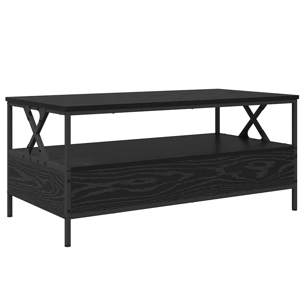 with Drawer Crni hrast 100 x 51 x 45 cm Konstruirano drvo