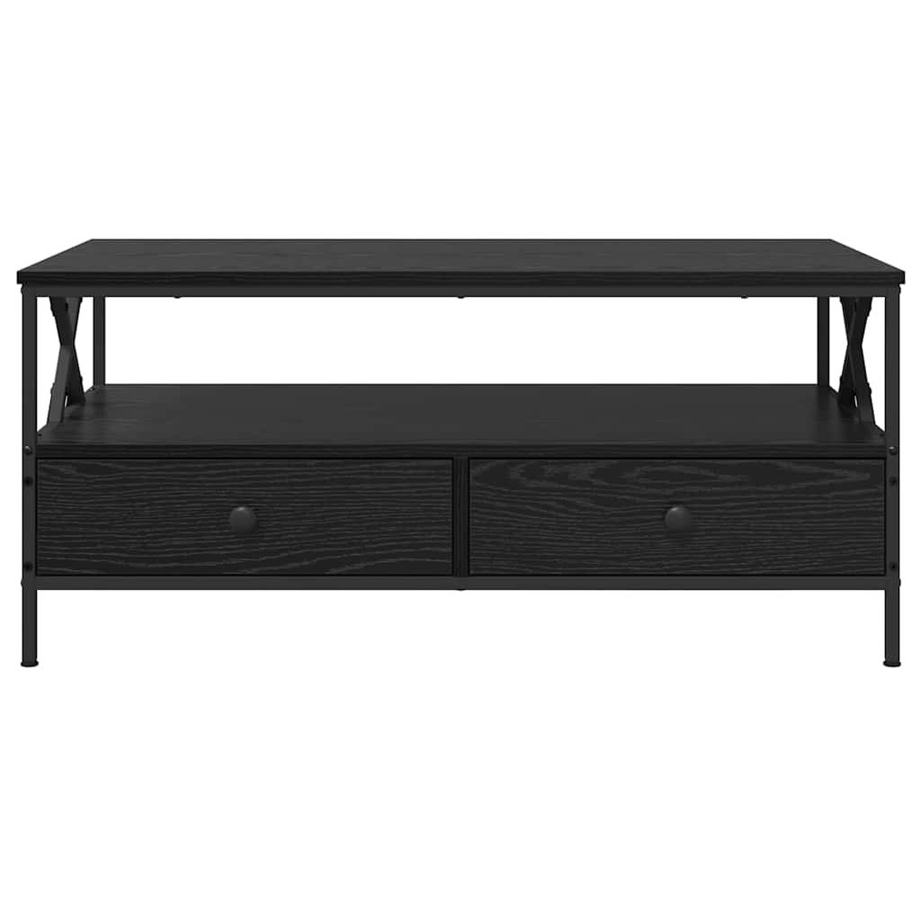 with Drawer Crni hrast 100 x 51 x 45 cm Konstruirano drvo