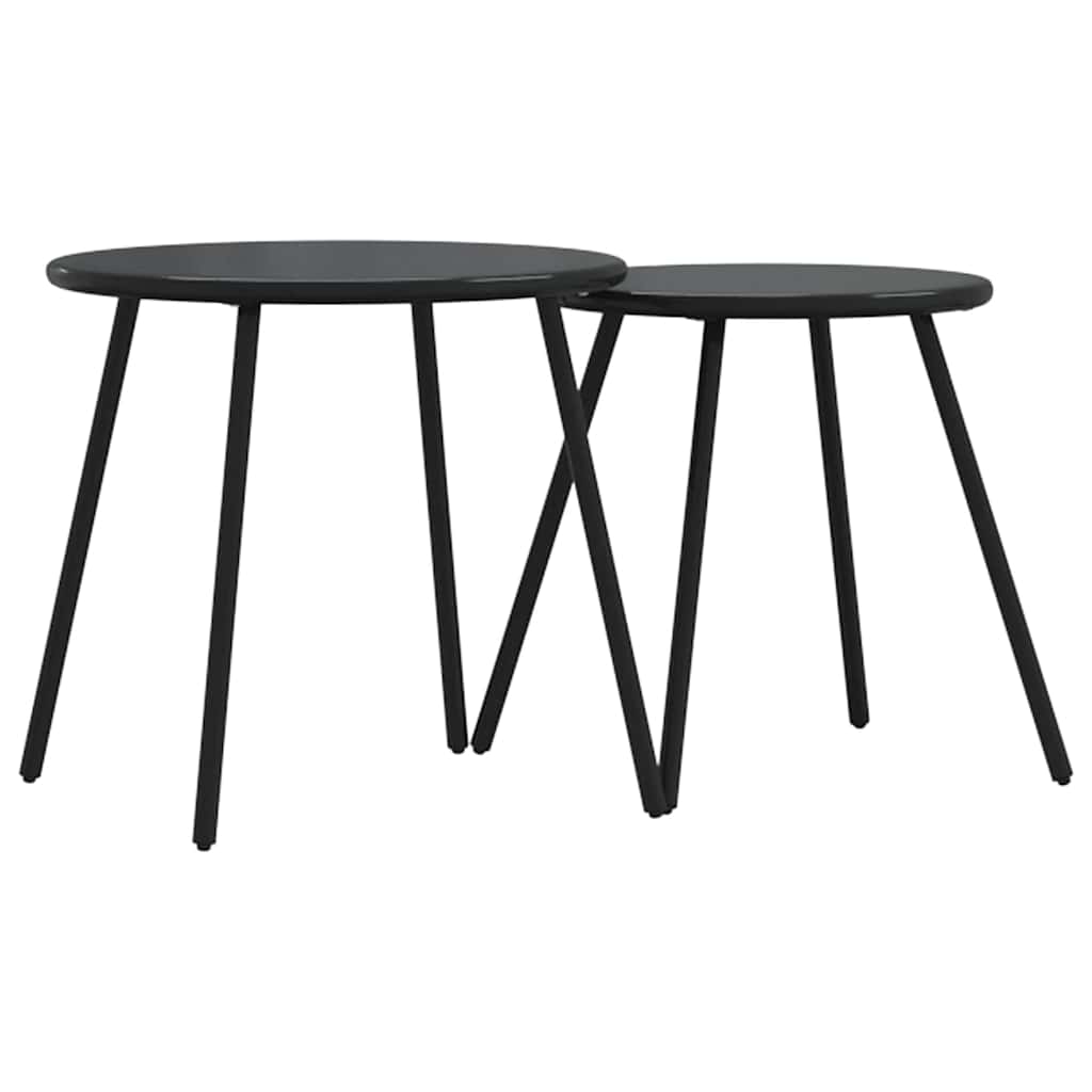 Vrtni set za objed 5 pcs Crna Čelik