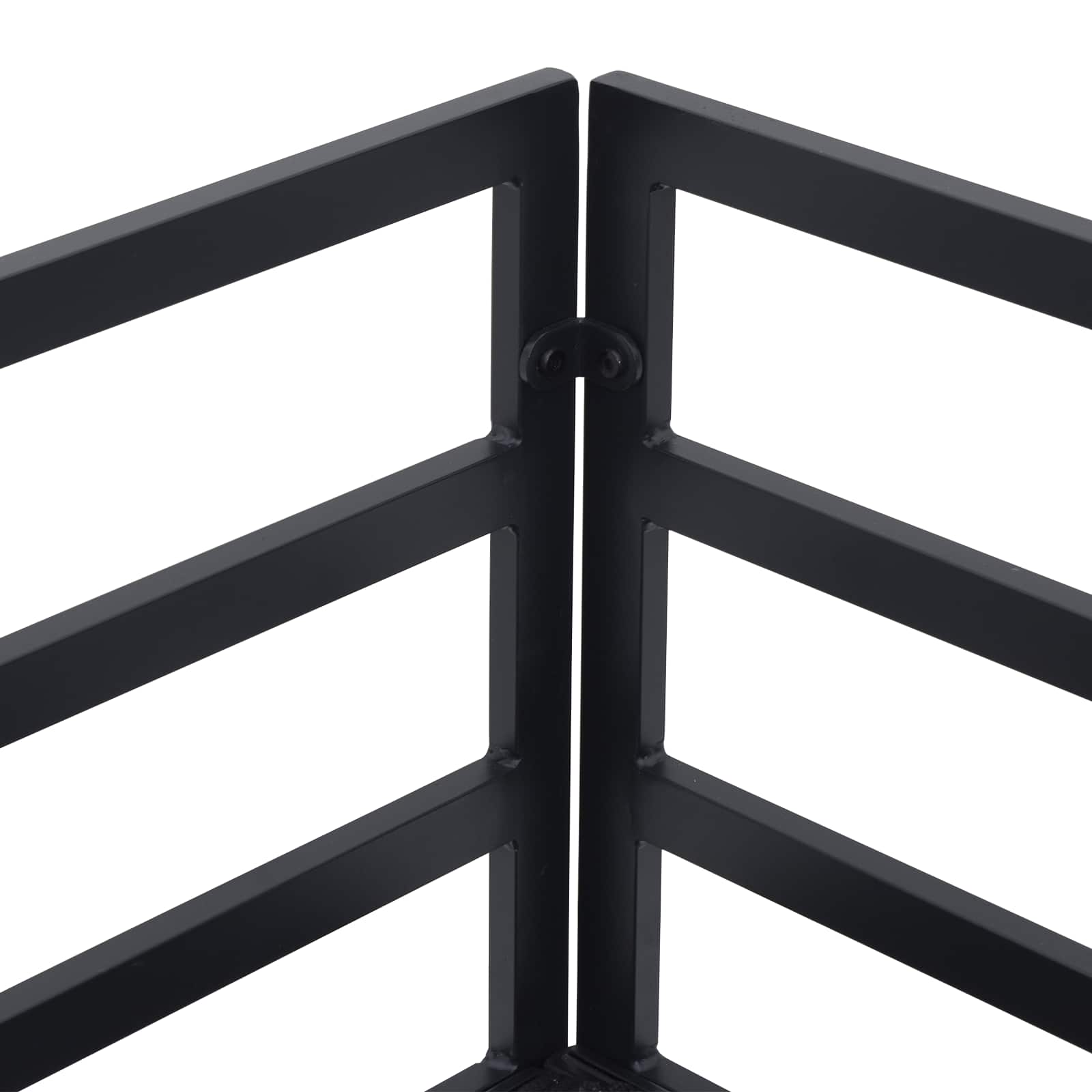 Sjedeća garnitura za vrt s jastukom 7 pcs Crna Aluminij