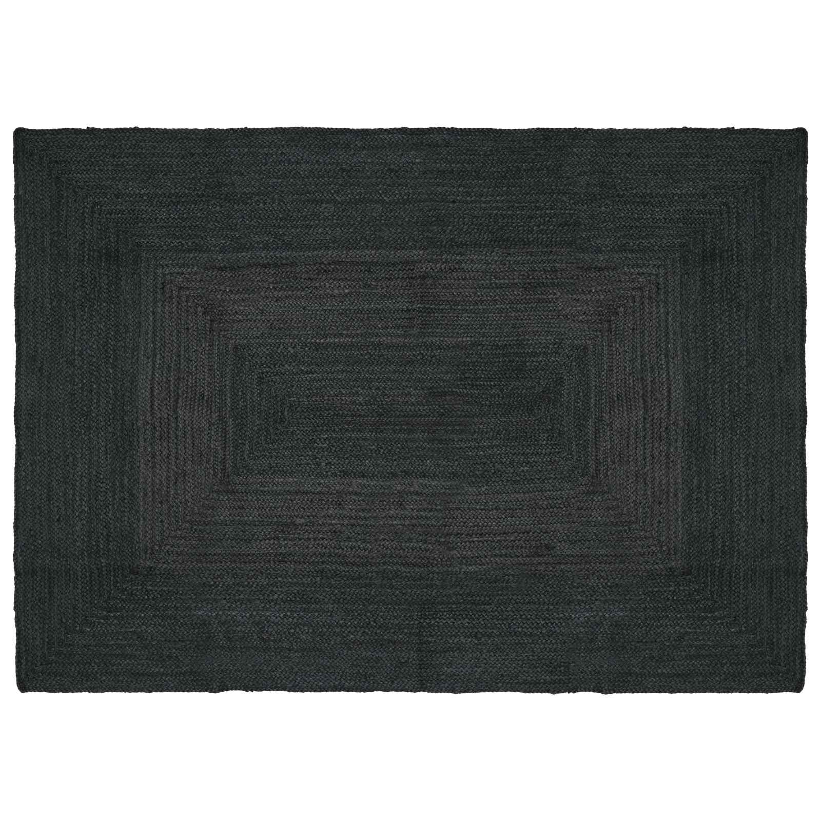 Tepisi za područja Pravokutni Tamnosiva 140 x 200 cm Juta