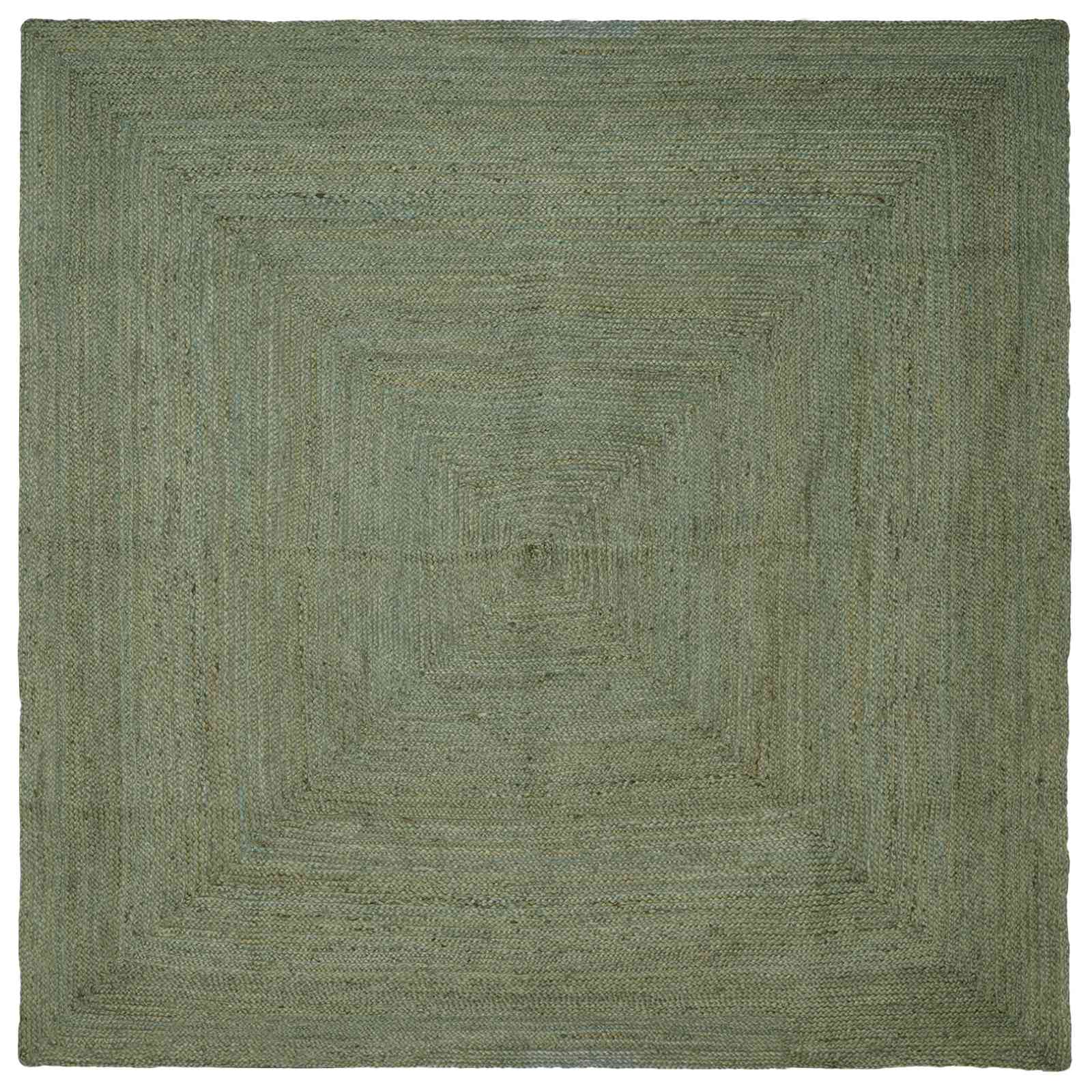 Tepisi za područja Četvrtasti Maslinastozelena 200 x 200 cm