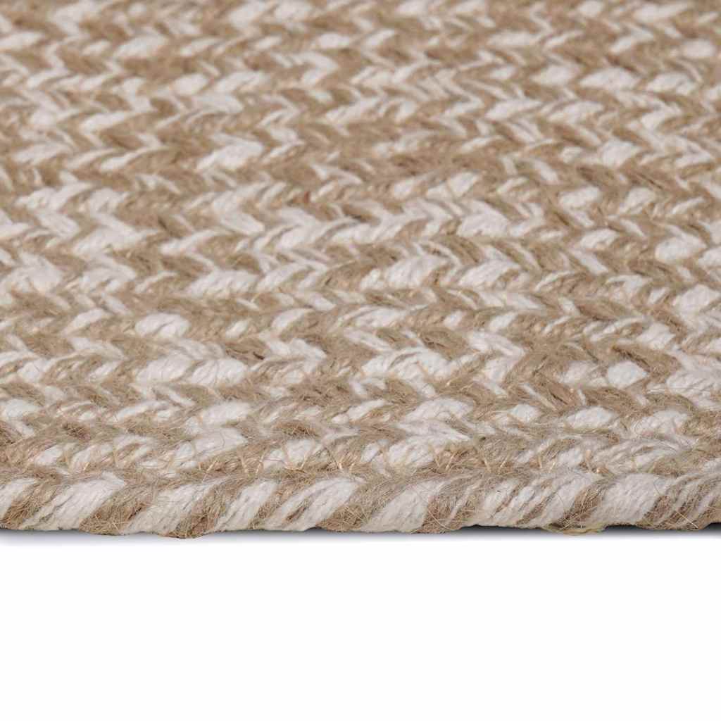 Tepisi za područja Prirodna i bijela 60 x 110 cm Juta