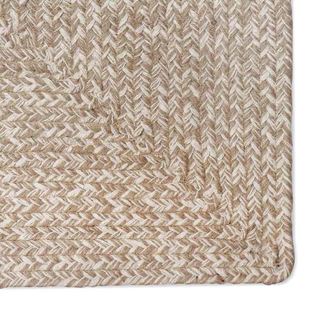 Tepisi za područja Prirodna i bijela 60 x 110 cm Juta