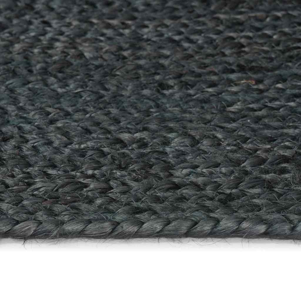Tepisi za područja Tamnosiva 120 x 120 cm Juta