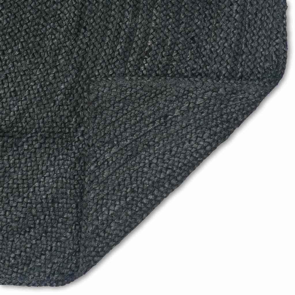 Tepisi za područja Tamnosiva 120 x 120 cm Juta