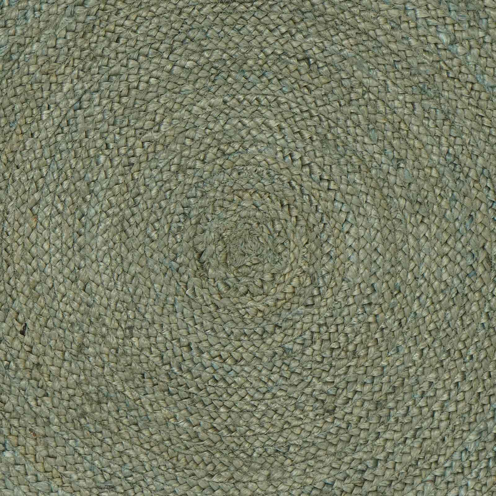 Tepisi za područja Maslinastozelena 120 x 120 cm Juta