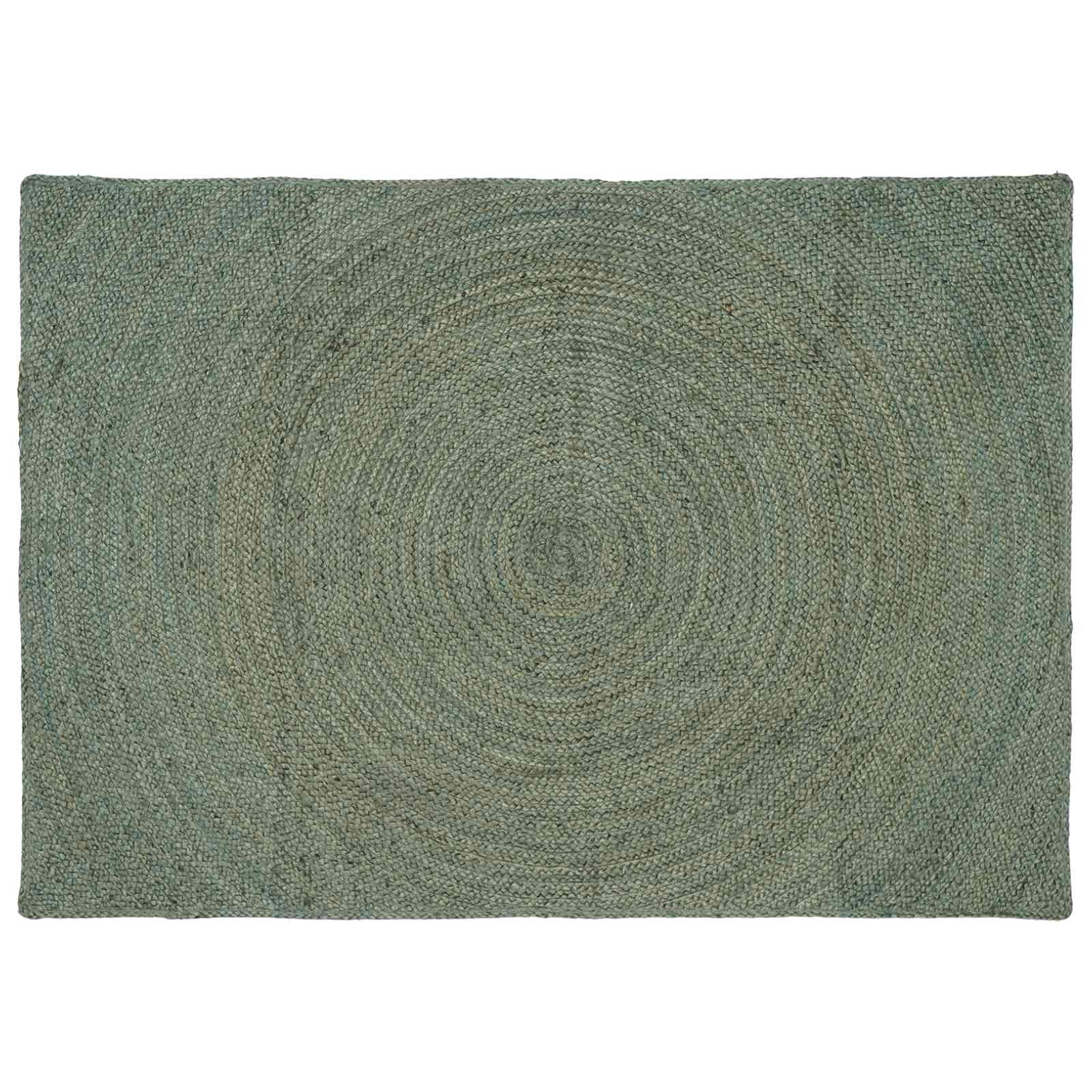Tepisi za područja Maslinastozelena 140 x 200 cm Juta