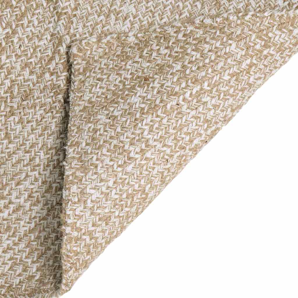 Tepisi za područja Prirodna i bijela 80 x 300 cm Juta