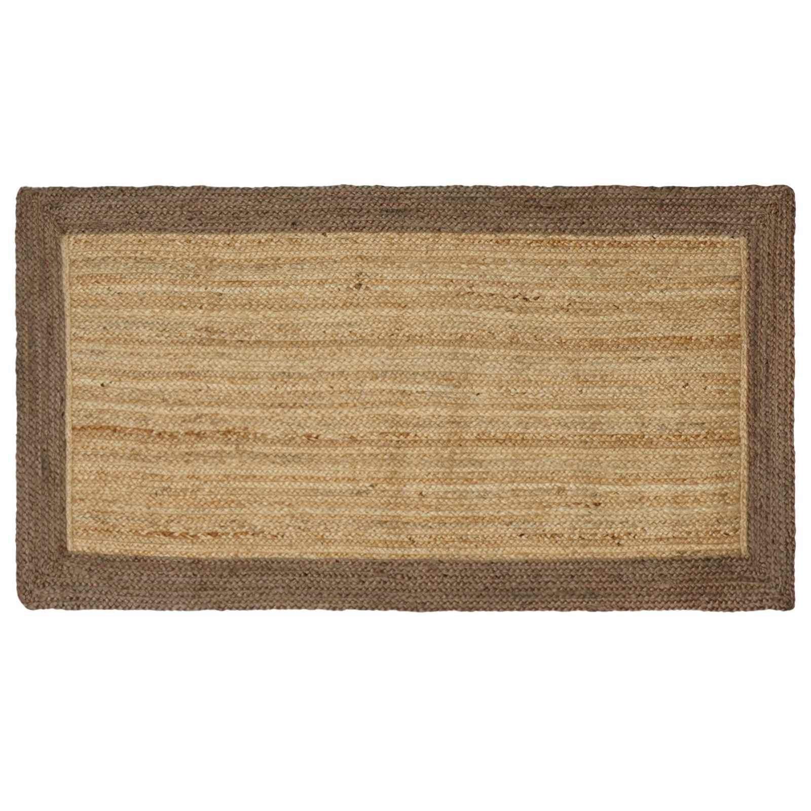 Tepisi za područja Siva 80 x 150 cm Juta