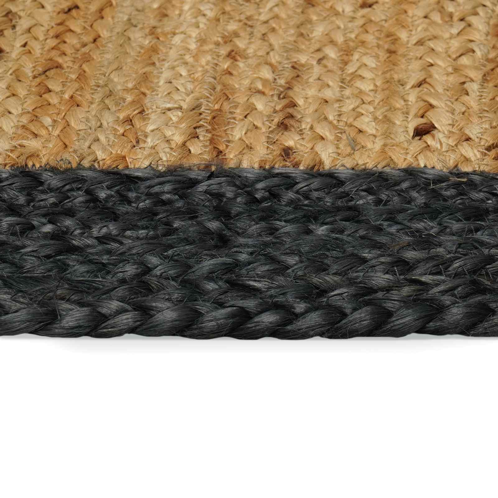 Tepisi za područja Tamnosiva 80 x 250 cm Juta