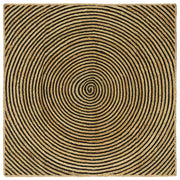 Tepisi za područja Crna 120 x 120 cm Juta