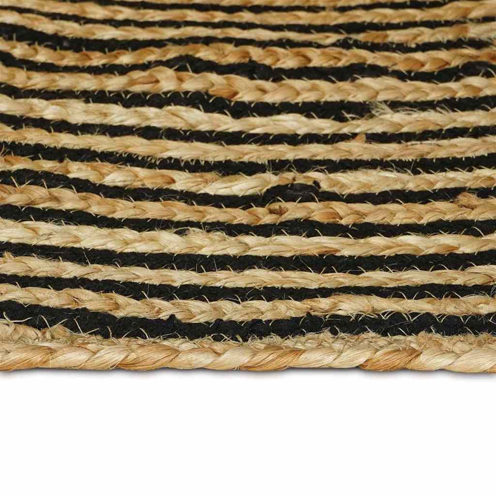 Tepisi za područja Crna 300 x 300 cm Juta