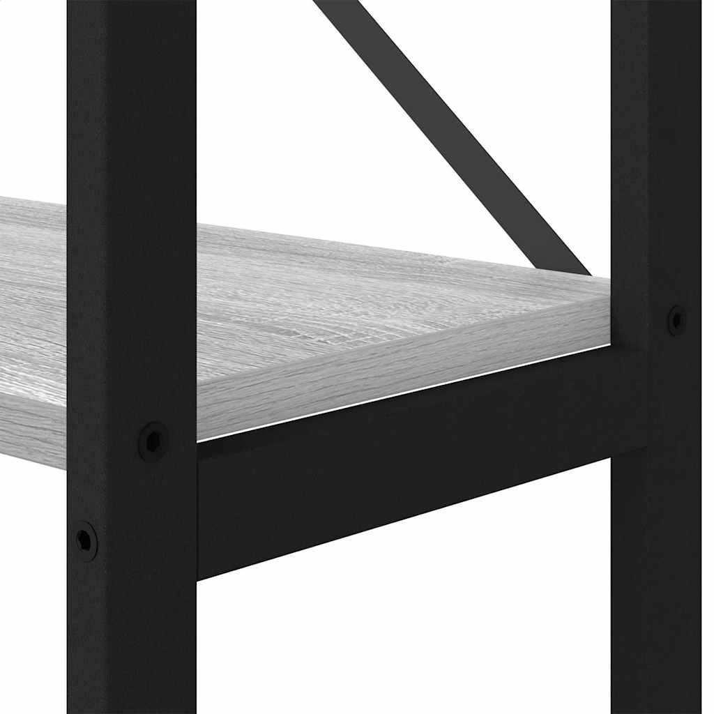 Polica Sivi hrast sonoma 156 x 25 x 167 cm Konstruirano drvo