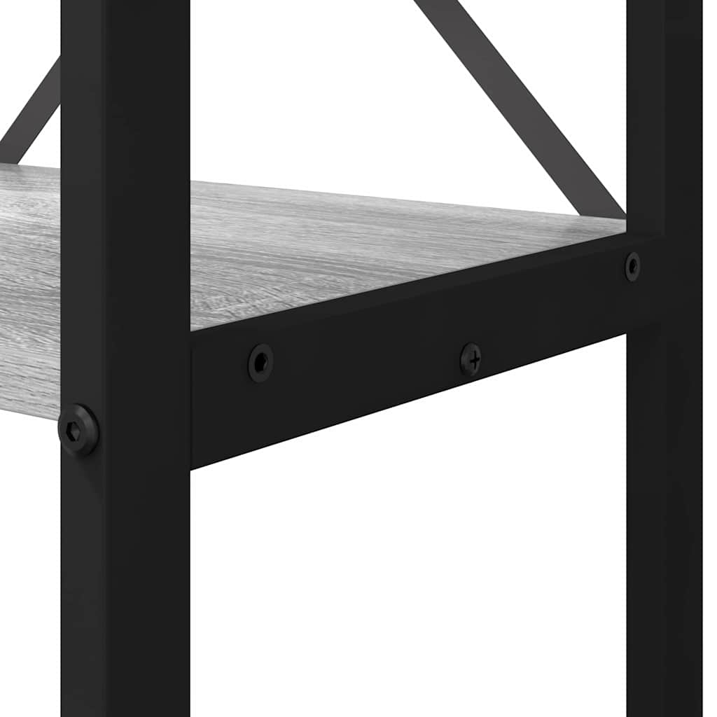 Polica Sivi hrast sonoma 60 x 30 x 189,5 cm Konstruirano drvo