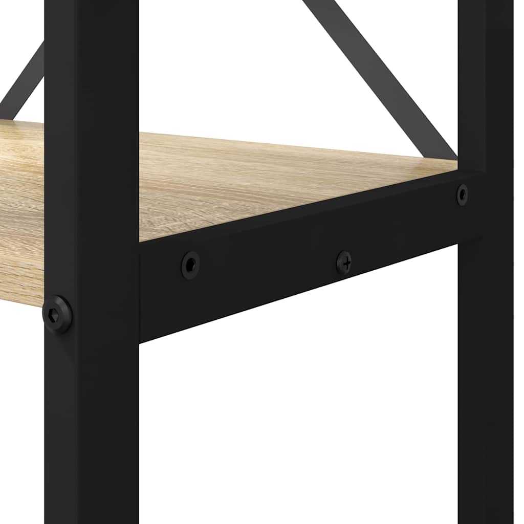 Polica Sonoma hrast 80 x 30 x 120 cm Konstruirano drvo