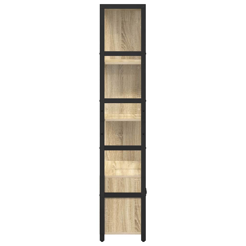 Polica Sonoma hrast 80 x 30 x 155,5 cm Konstruirano drvo