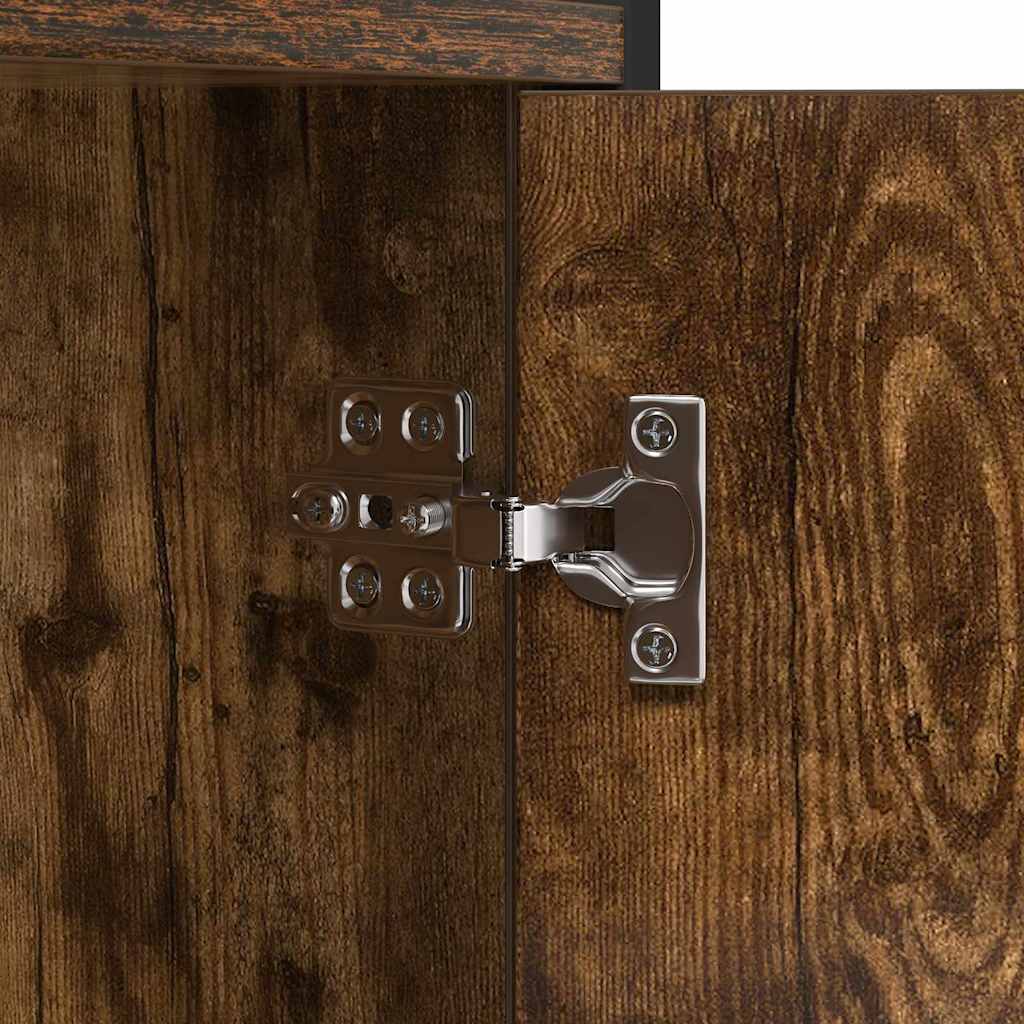 Polica Dimljeni hrast 80 x 30 x 155,5 cm Konstruirano drvo