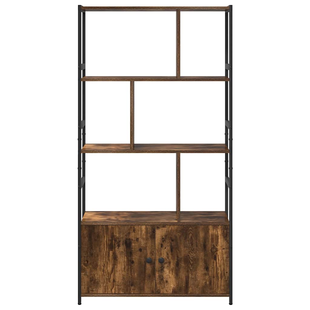 Polica Dimljeni hrast 80 x 30 x 155,5 cm Konstruirano drvo
