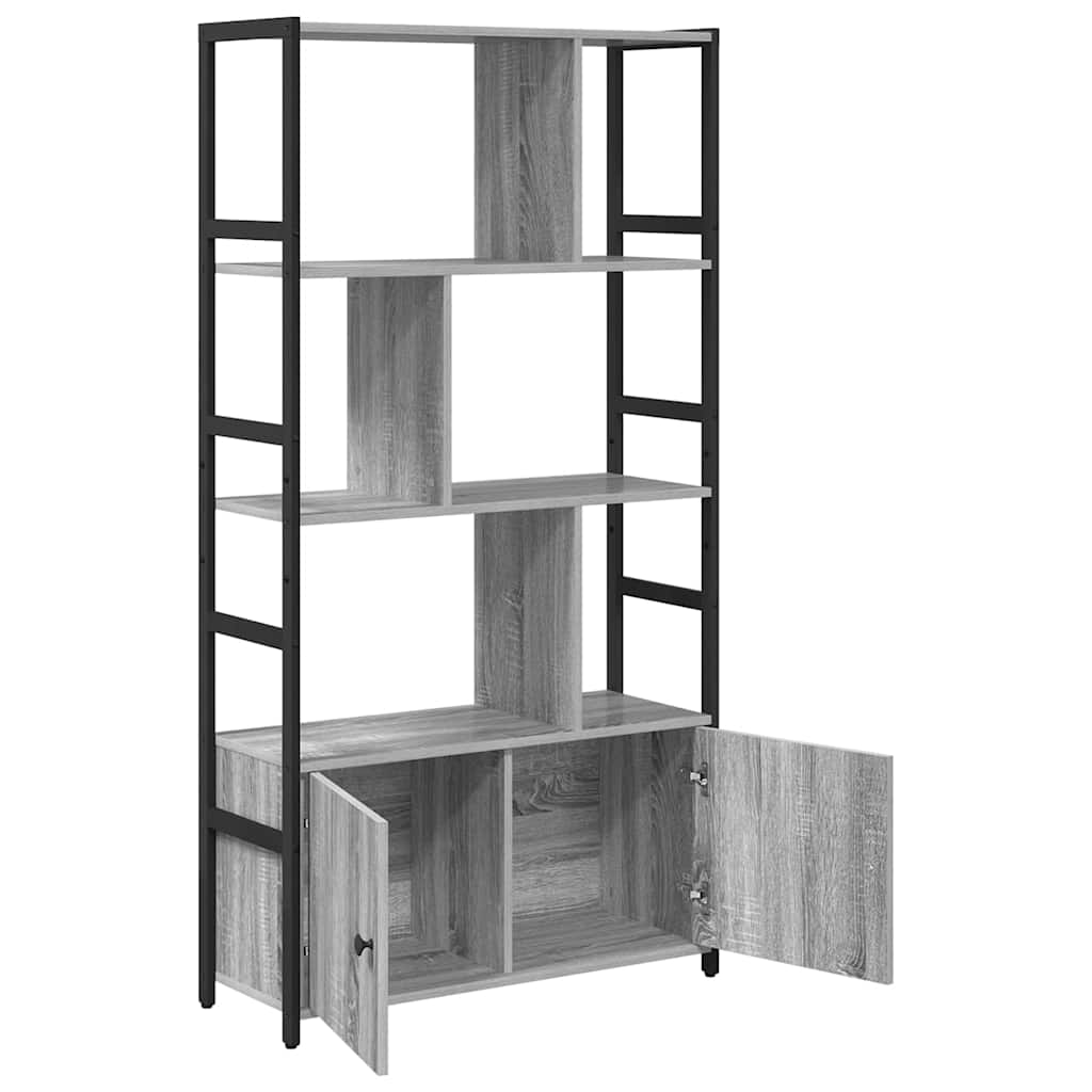 Polica Sivi hrast sonoma 80 x 30 x 155,5 cm Konstruirano drvo