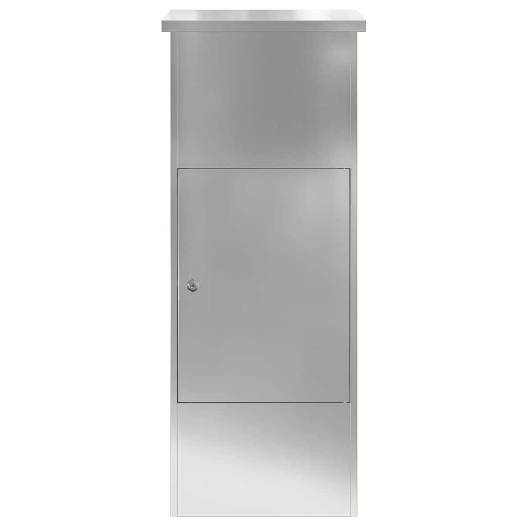 Sandučić za pakete Crna 44,5 x 29 x 110,5 cm Cinkani čelik
