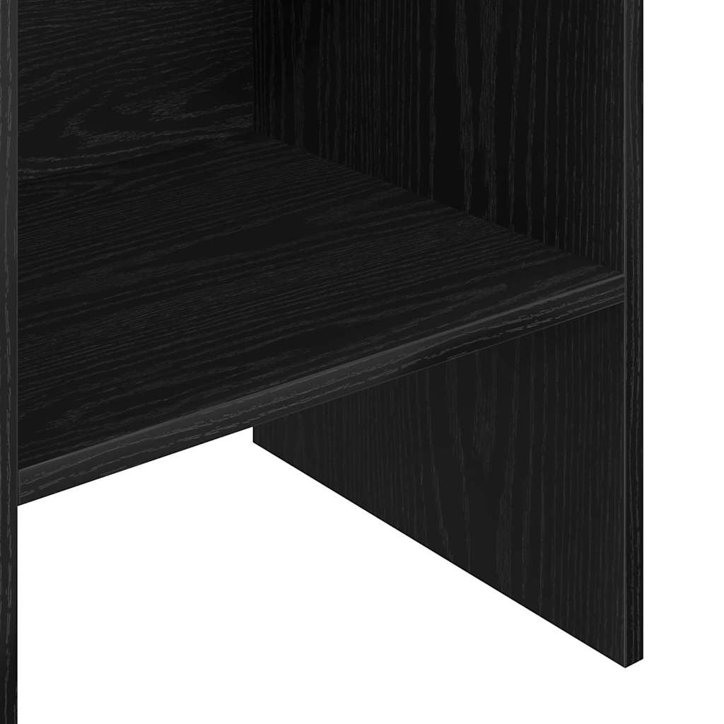 Ormarić za knjige Crni hrast 40 x 35 x 180 cm Konstruirano drvo