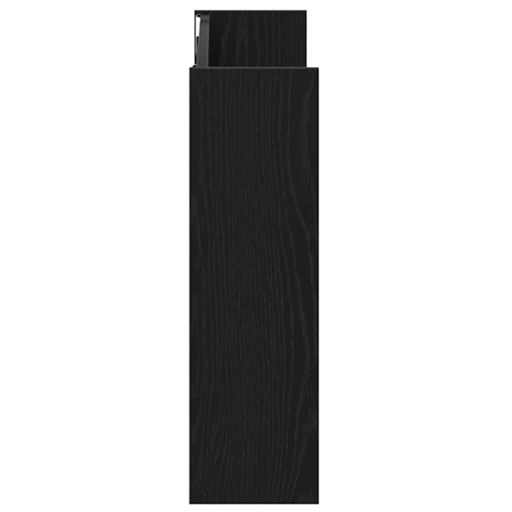 Ormar za cipele Crni hrast 82 x 18 x 60 cm Konstruirano drvo