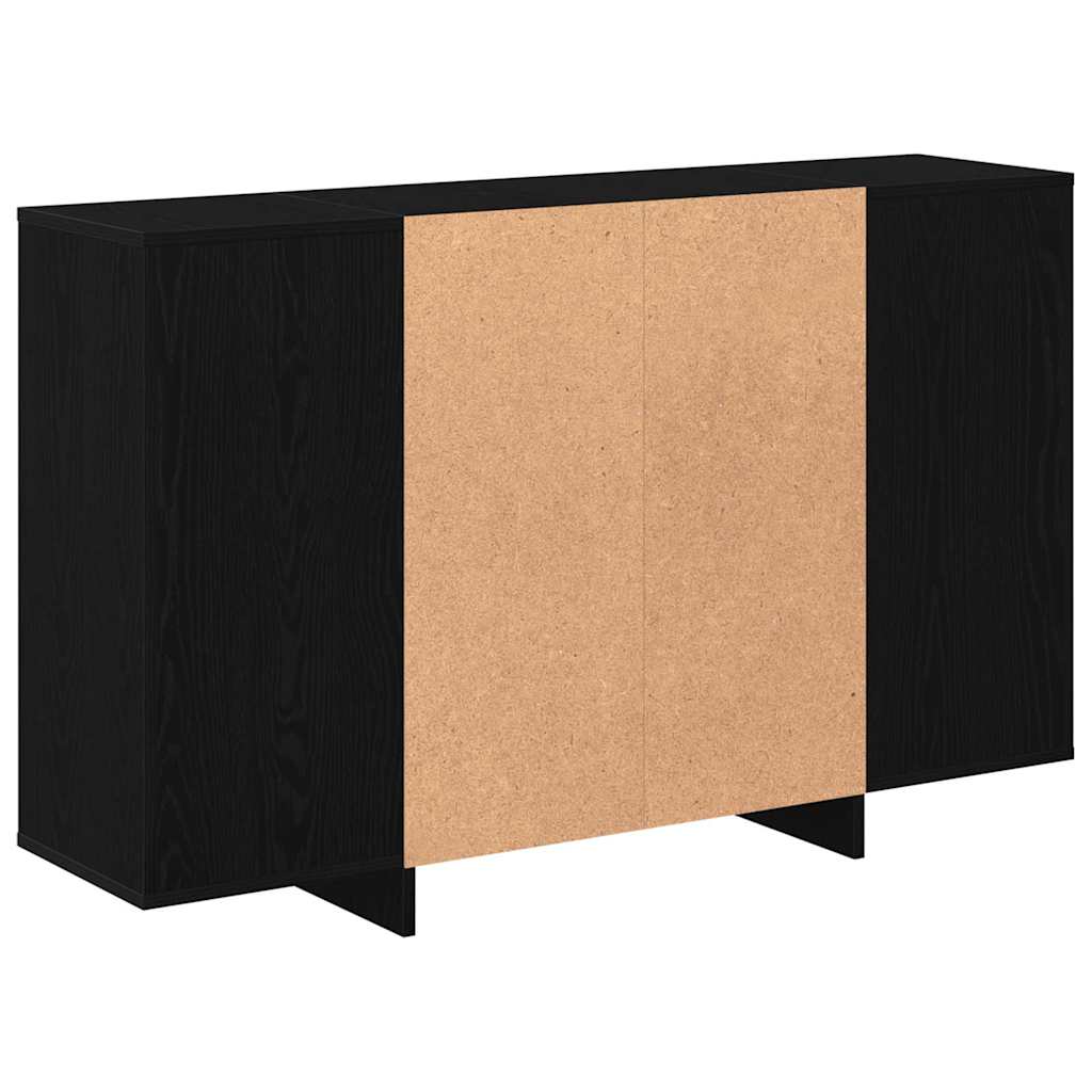 Kreveta Crni hrast 120 x 30 x 75 cm Konstruirano drvo