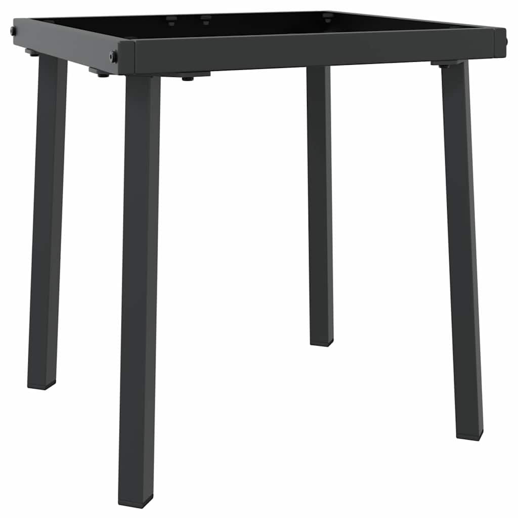 Ležaljka 3 pcs Crna 197 x 70 x 82 cm poliratan
