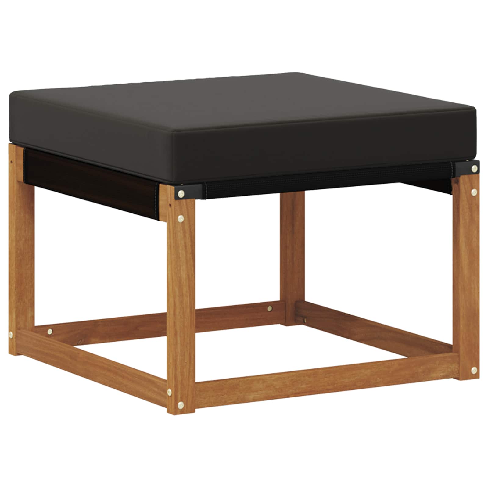 Set vanjskih sofa 7 kom. Prirodna i crna
