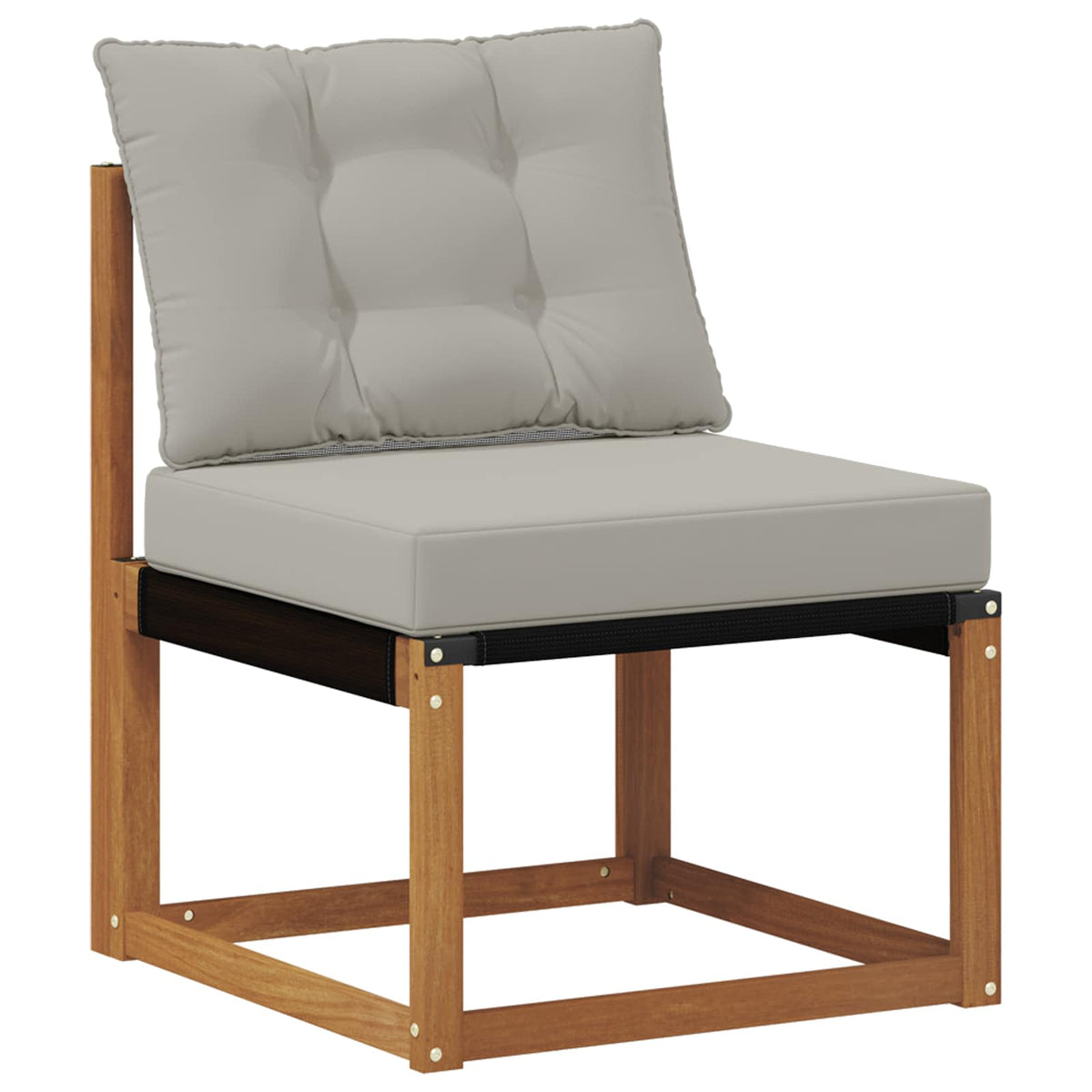 Set vanjskih sofa 11 kom. Prirodna i Svjetlosiva