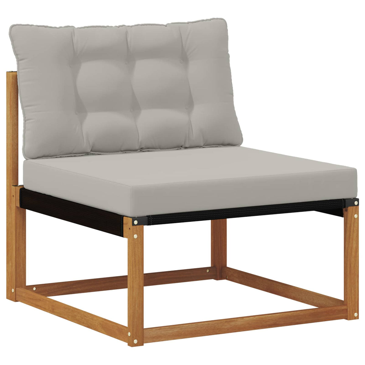Set vanjskih sofa 7 kom. Prirodna i svjetlosiva