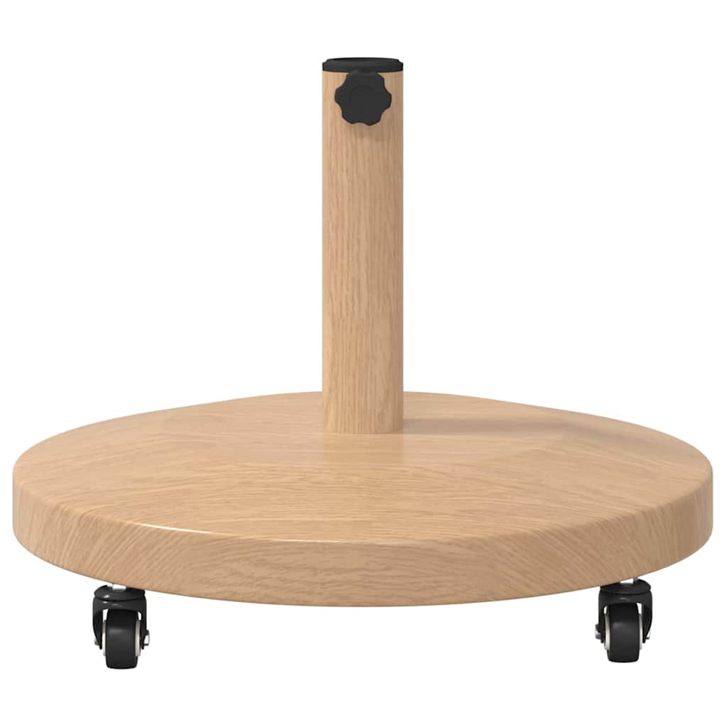 Baza za suncobran Svjetlo drvo 48 x 48 x 32 cm