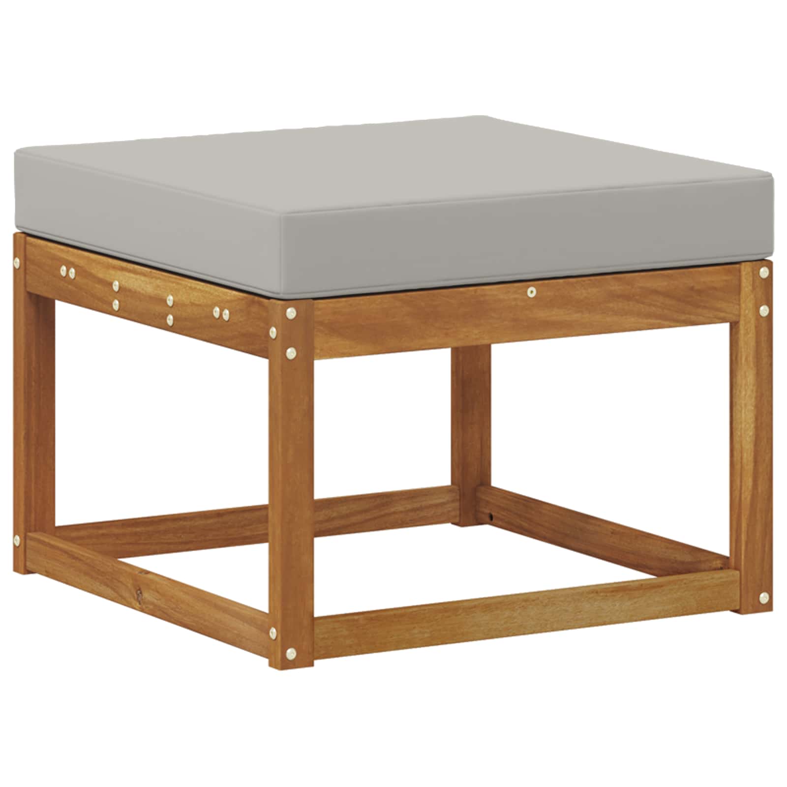 Set vanjskih sofa 4 pcs Prirodna i svjetlosiva Poliester