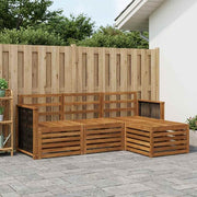 Set vanjskih sofa 4 kom. Prirodna