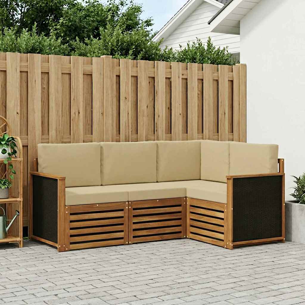 Set vanjskih sofa 4 kom. Poliester