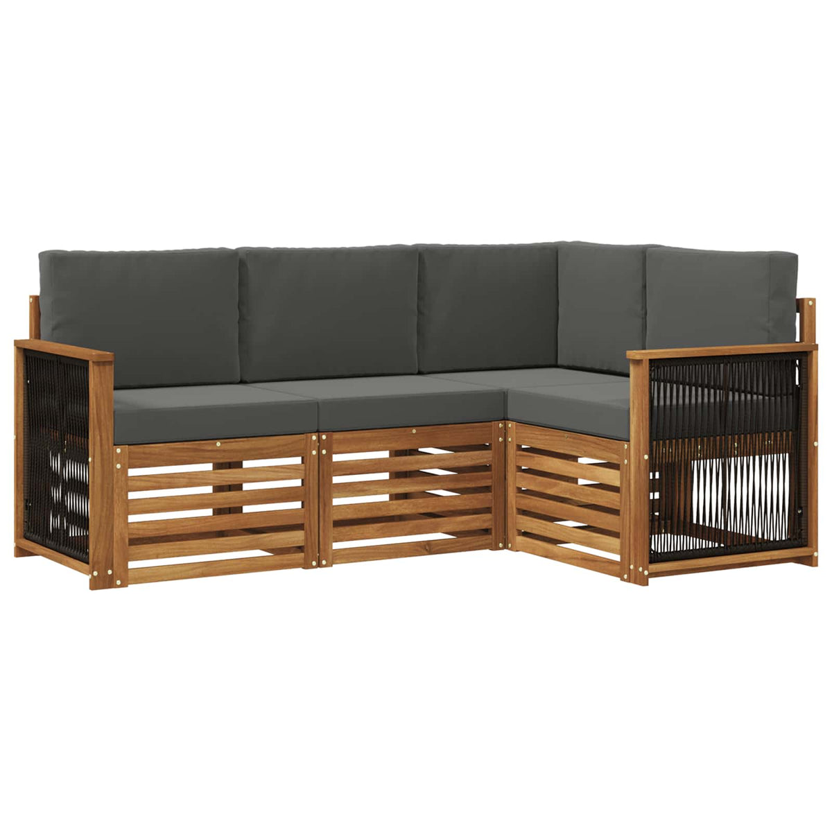 Set vanjskih sofa 4 kom. Poliester