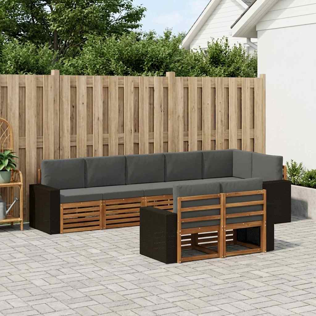 Set vanjskih sofa 8 kom. Poliester