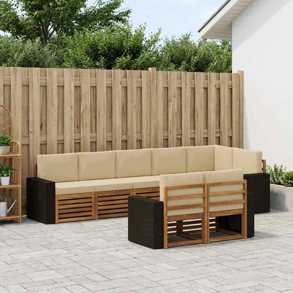 Set vanjskih sofa 8 kom. Poliester