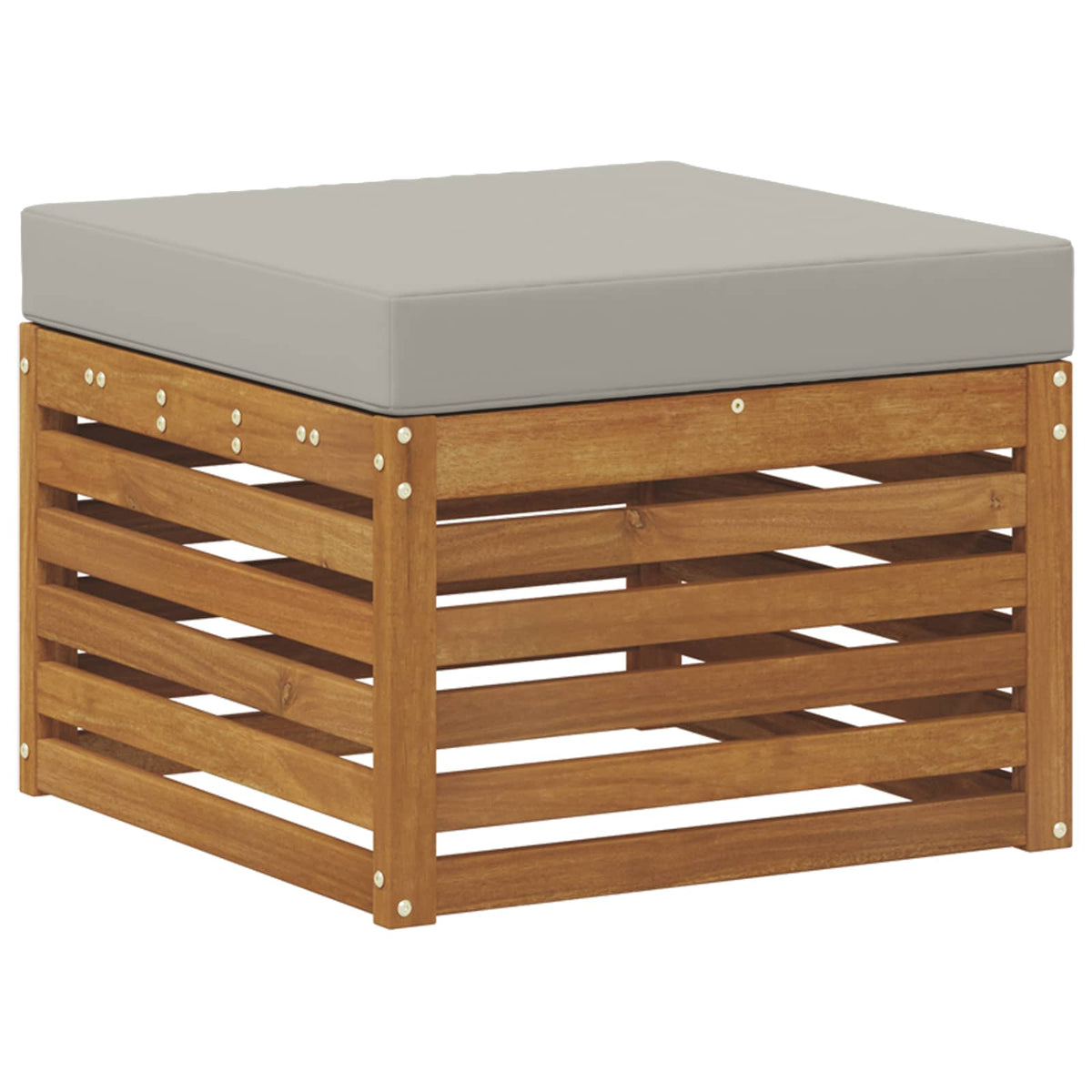 Set vanjskih sofa 9 kom. Prirodna i svjetlosiva