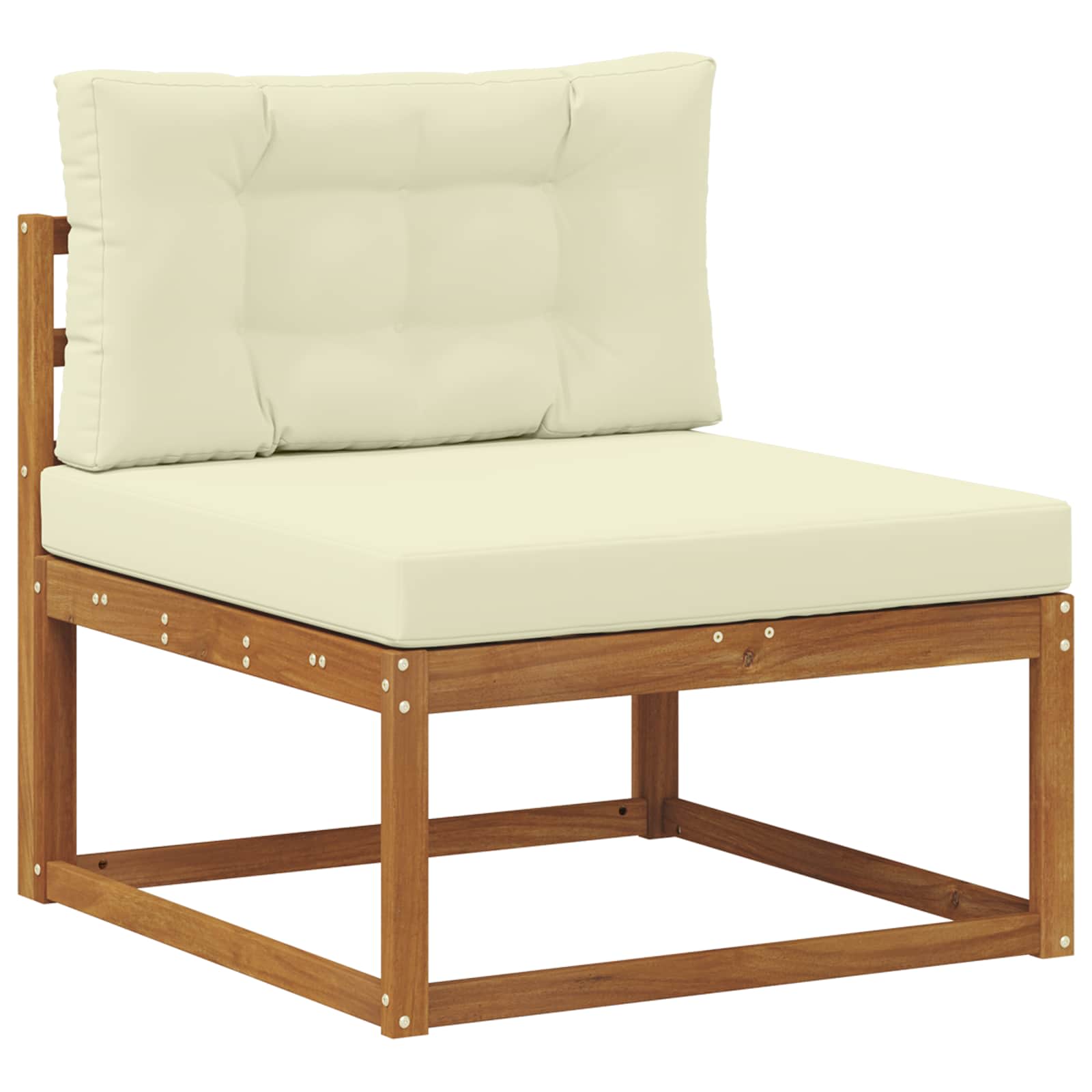 Set vanjskih sofa 7 kom. Prirodna i krem