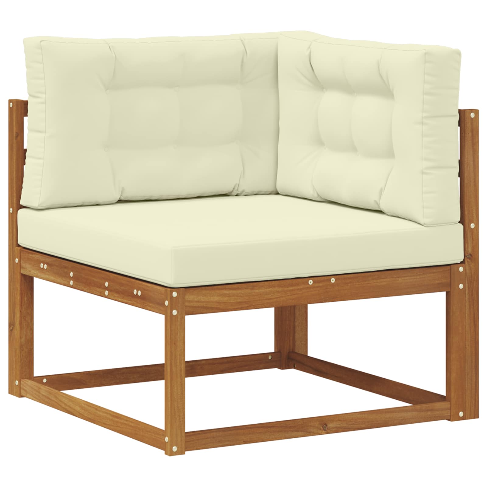 Set vanjskih sofa 7 kom. Prirodna i krem