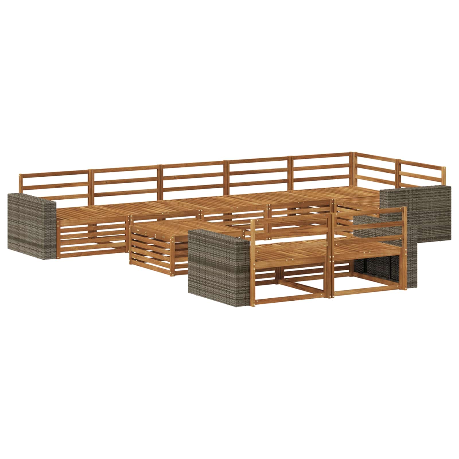 Set vanjskih sofa 9 pcs