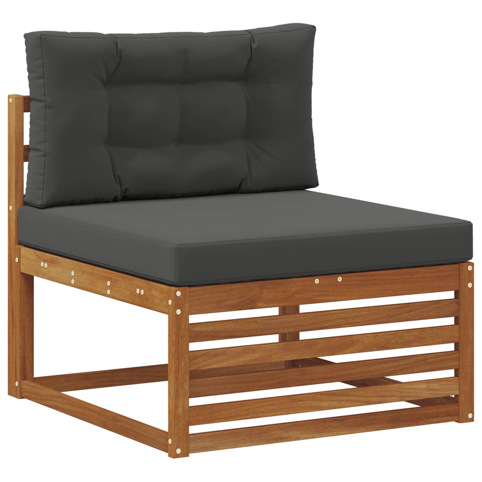 Set vanjskih sofa 6 kom. Čvrsto drvo akacije