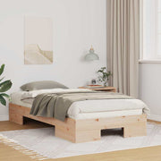 Krevetna konstrukcija Smeđa 90 x 200 cm