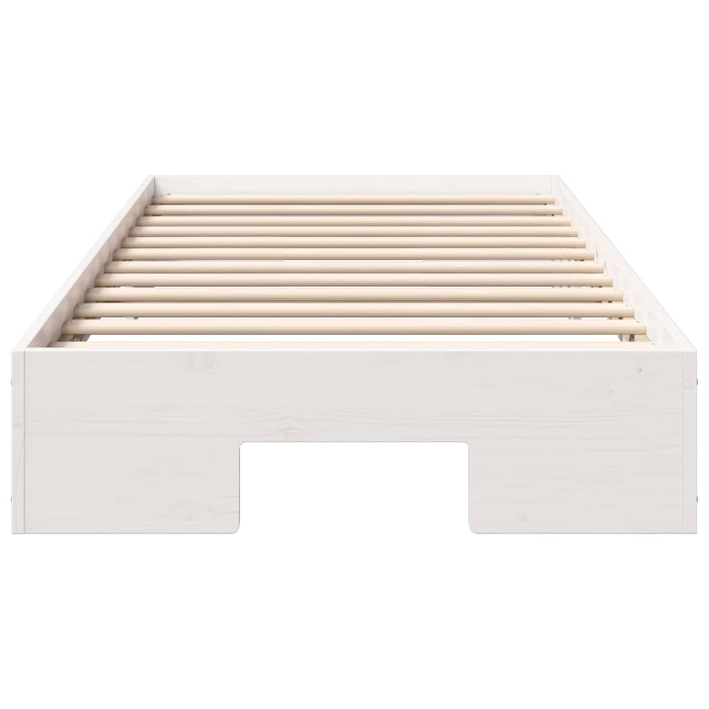 Krevetna konstrukcija Bijelo 75 x 190 cm