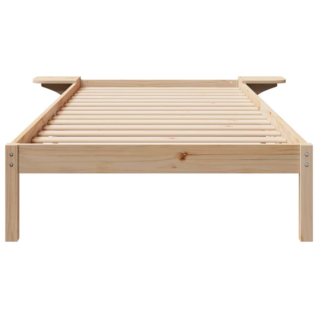Krevetna konstrukcija s bočnim stolovima Prirodna 90 x 220 cm