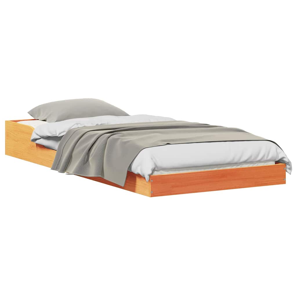 Krevetna konstrukcija Vosak smeđa 75 x 190 cm