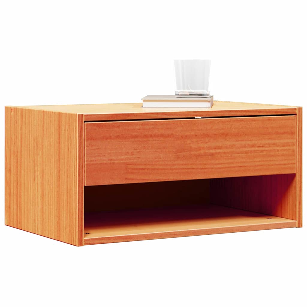 Noćni ormarić s ladicama 2 pcs Vosak smeđa 50 x 32,5 x 24 cm
