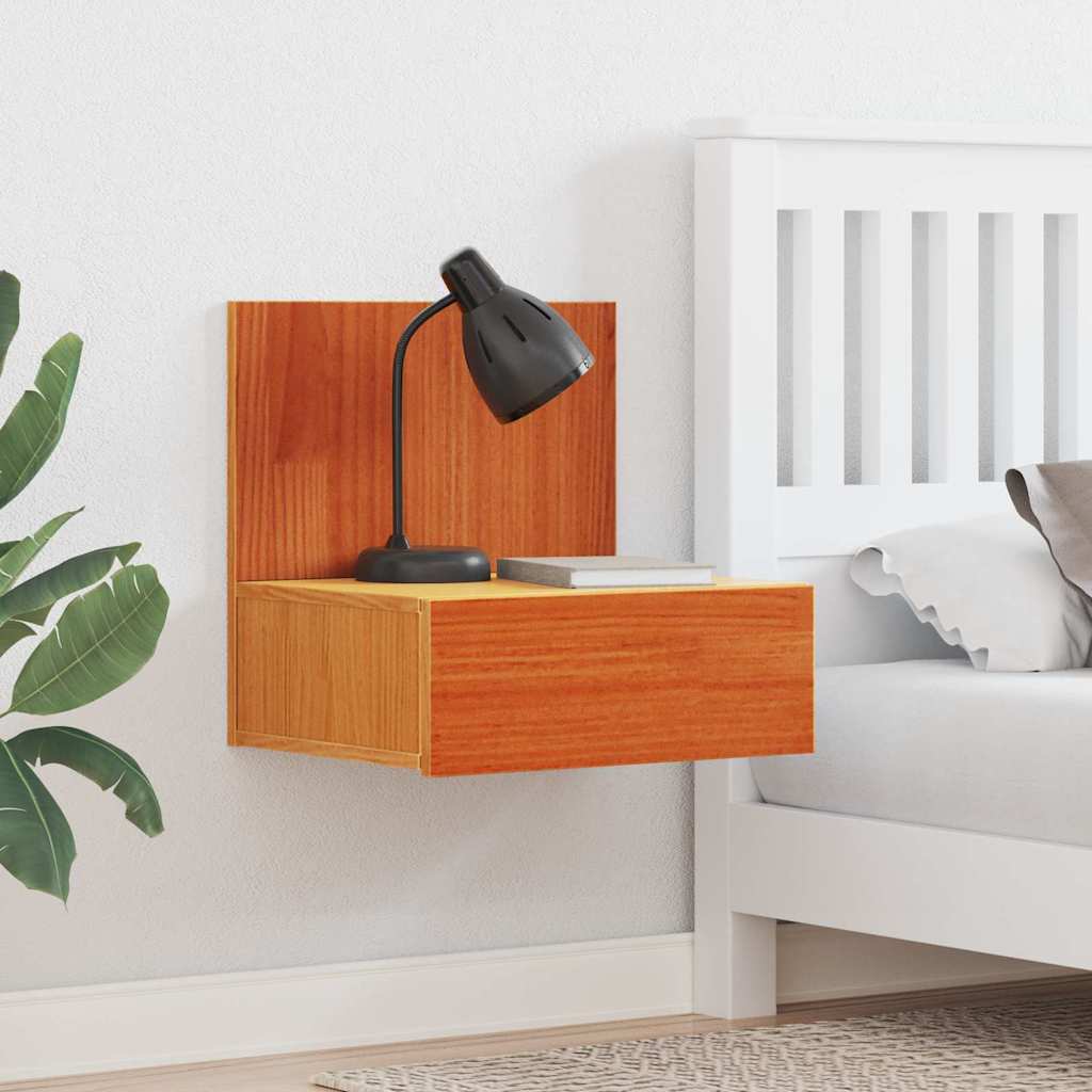 Noćni ormarić s ladicama 2 pcs Vosak smeđa 42 x 32,5 x 40 cm
